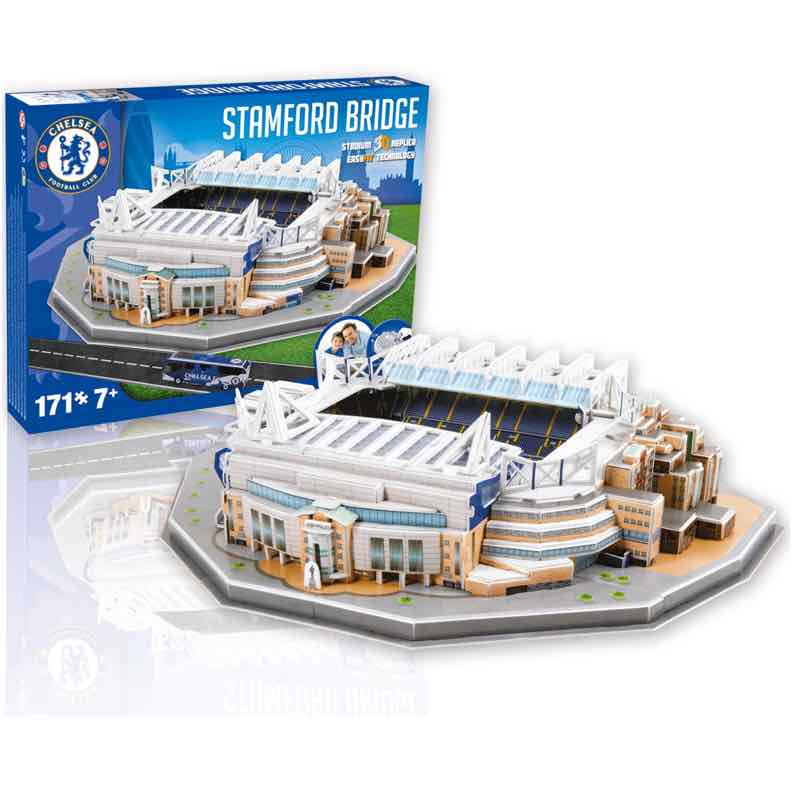 Chelsea Stamford Bridge Stadion 3D Puzzel 