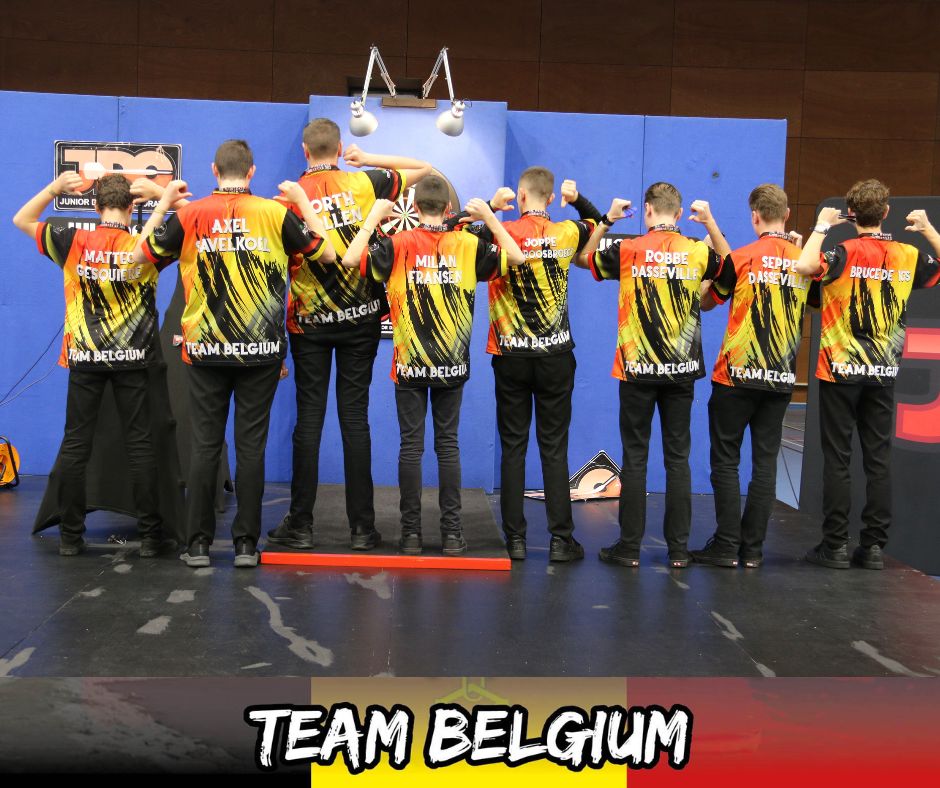 Dag 5 - 5 Belgen van de 8 door naar de knock out fase van de Junior World Darts Championship
