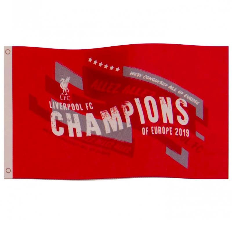 Liverpool Flag Champions Of Europe 2019 