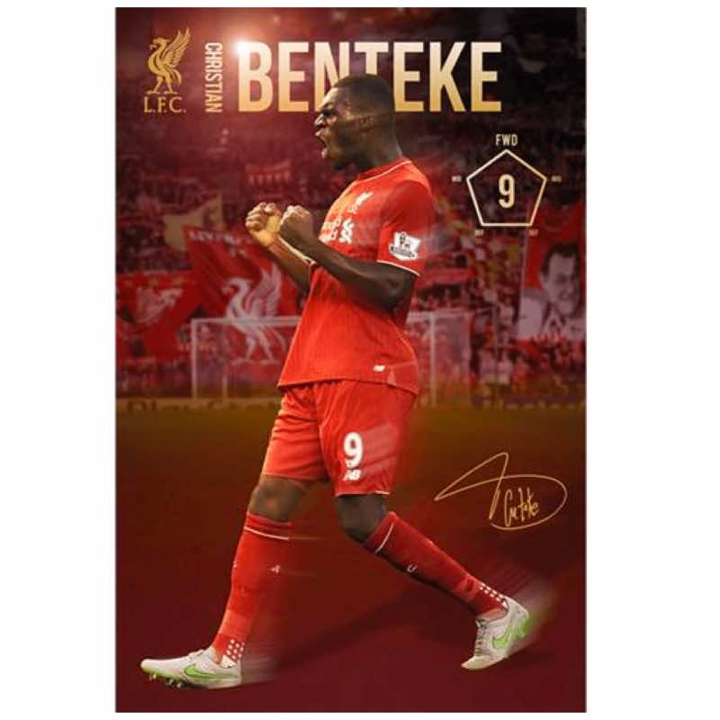 Liverpool Poster Benteke 40 