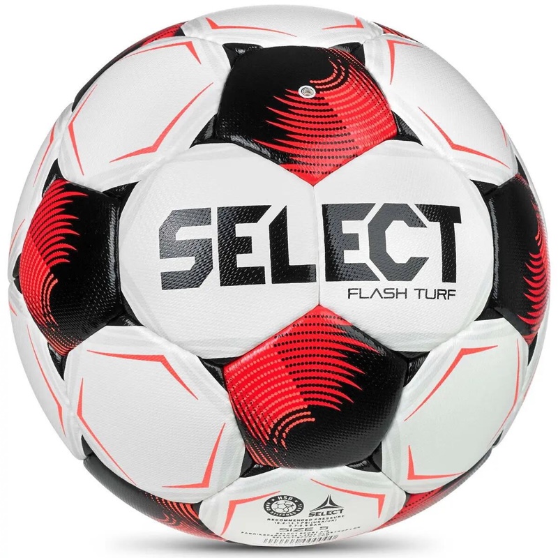 Select Flash Turf - Kunstgrasbal Wit-Rood-Zwart