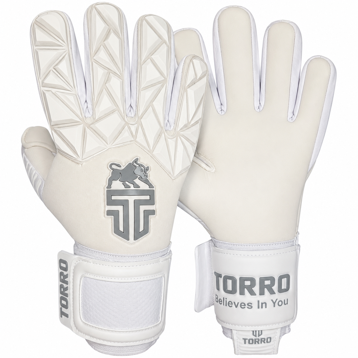 Torro Keepershandschoenen Ice NNS - Kids White/White