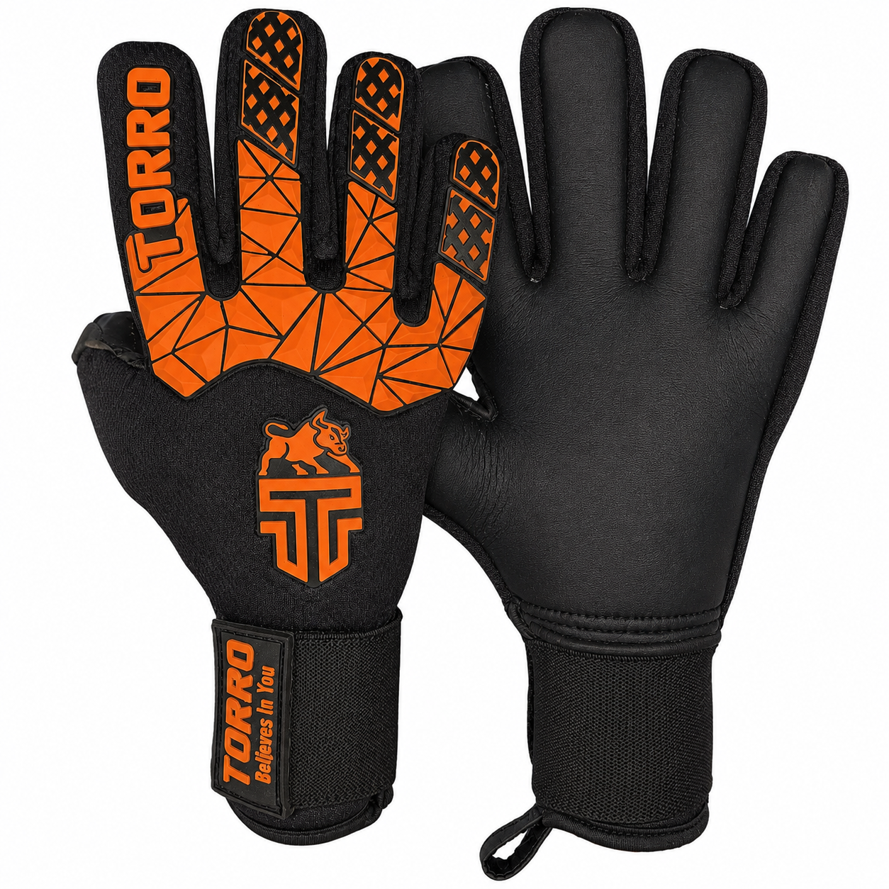 Torro Top Starter Keepershandschoenen Neg Cut Mesh - Black/Orange 