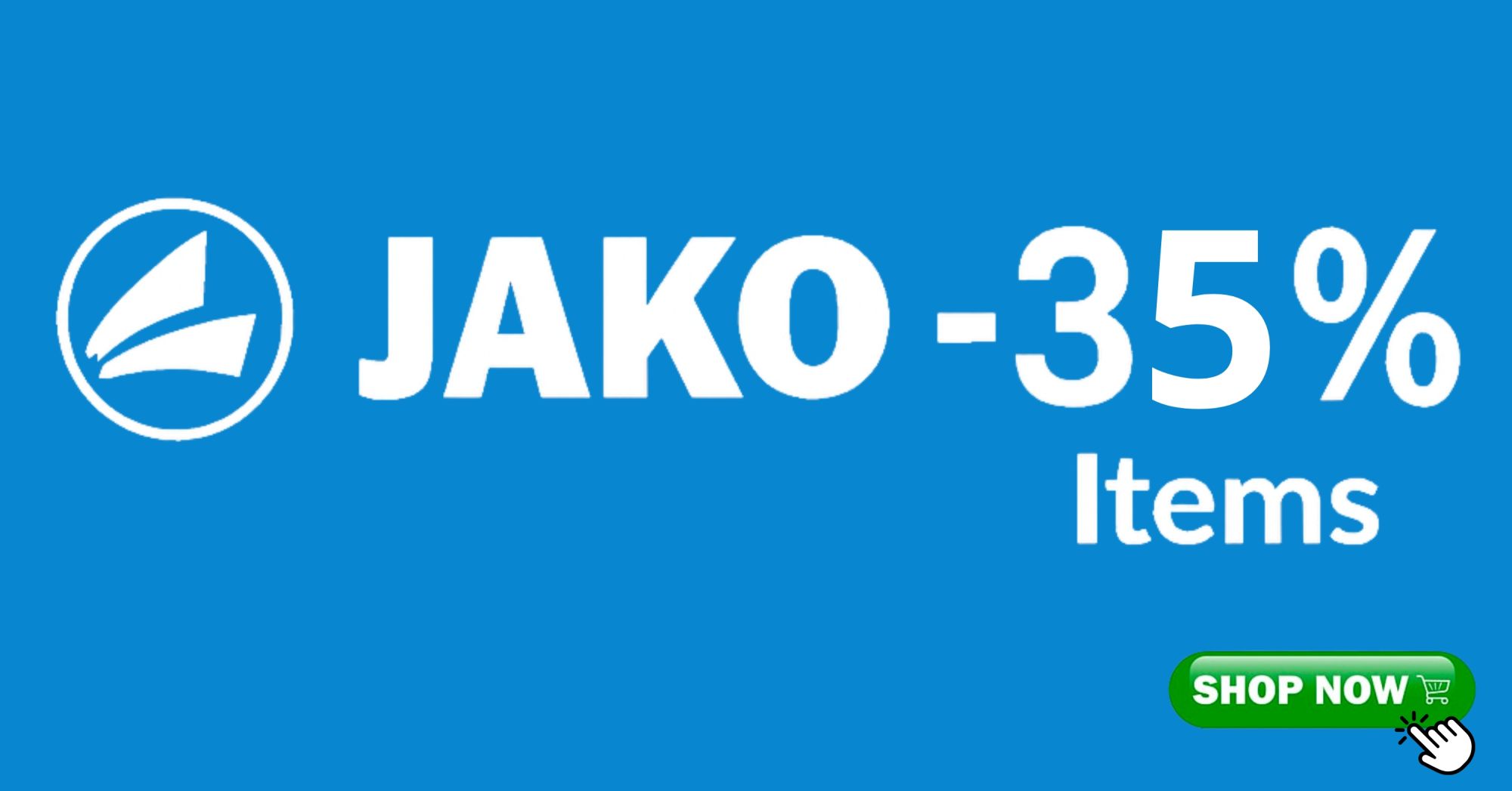 JAKO Sale – 35% Korting op Geselecteerde Artikelen | Footballstore.be