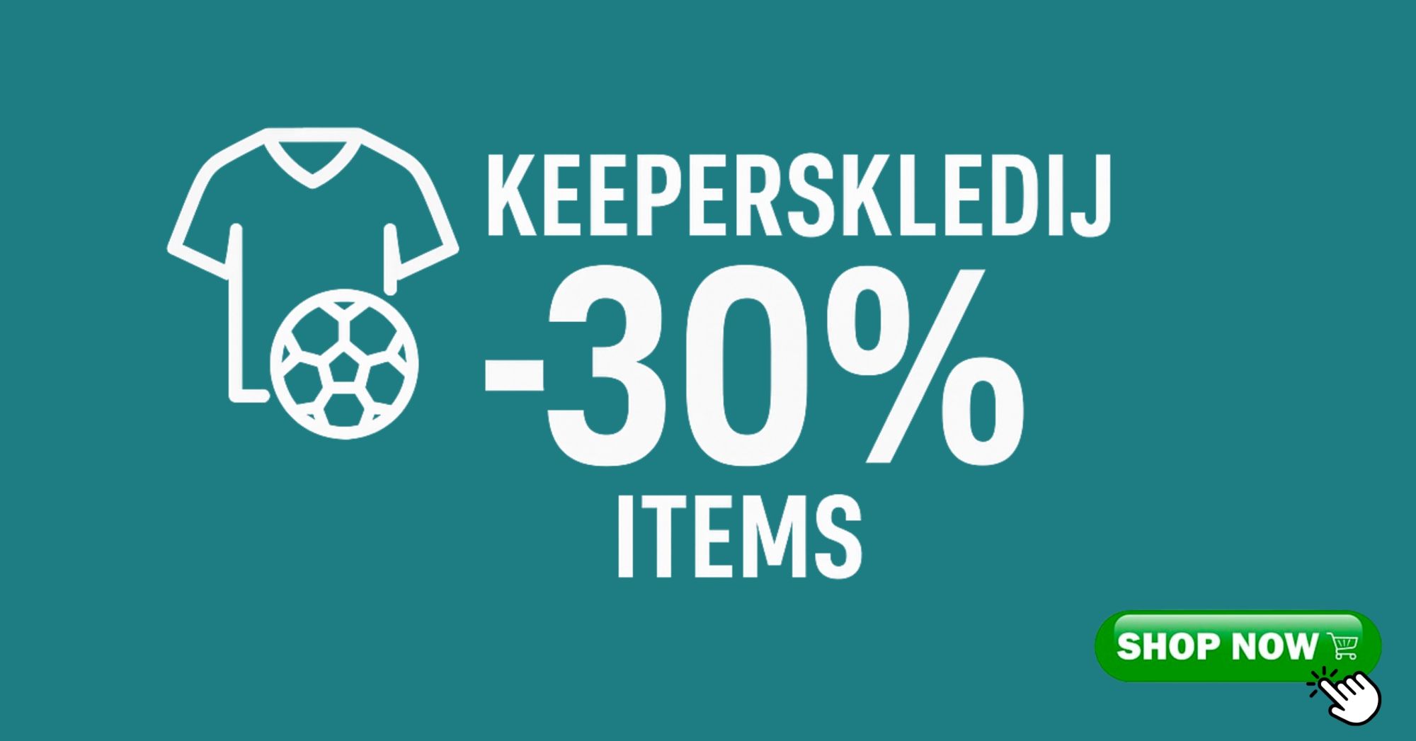 Keeperskledij Promo – Nu 30% Korting | Enkel bij Footballstore.be