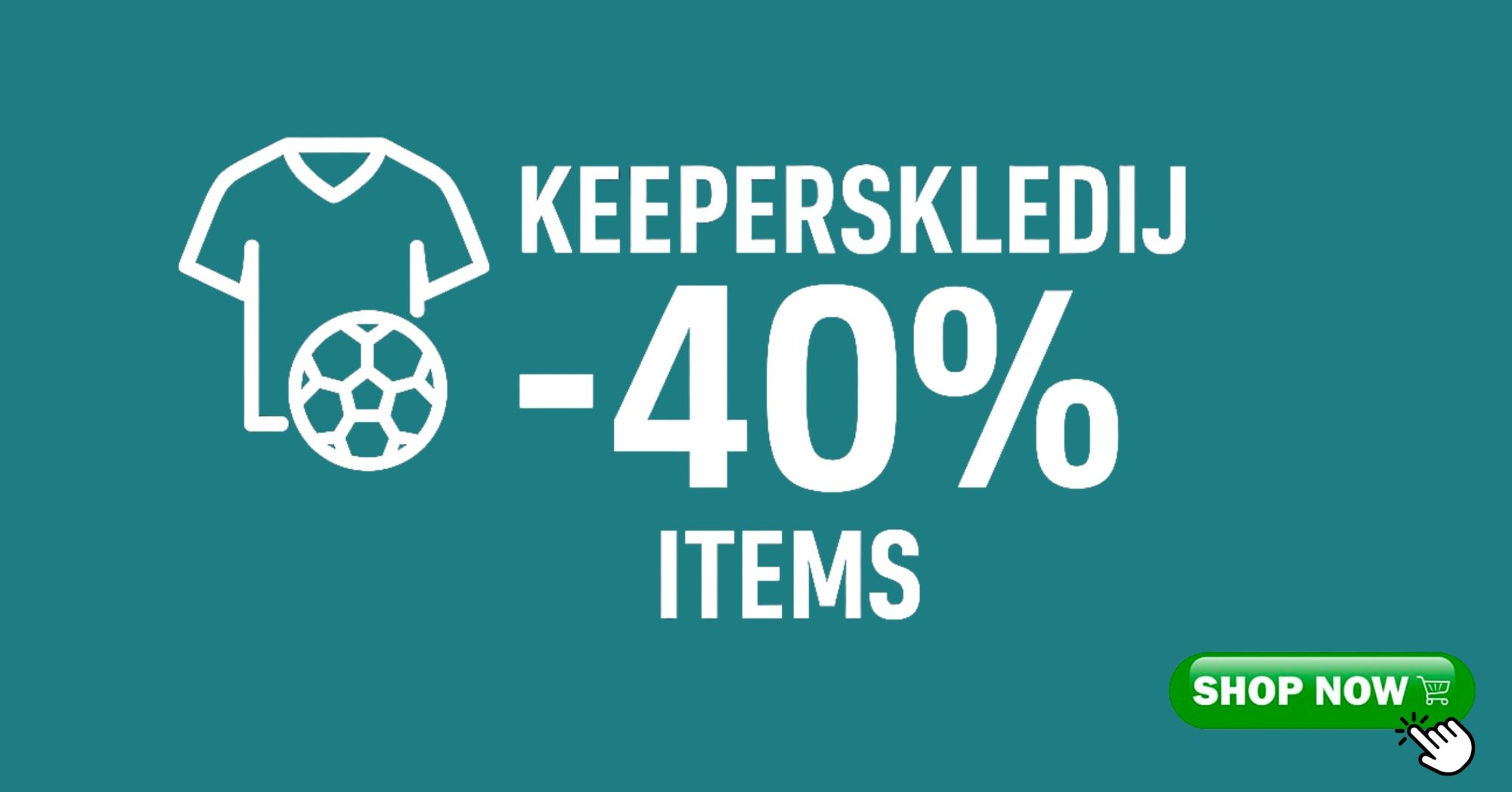 Keeperskledij Promo – Nu 40% Korting | Enkel bij Footballstore.be