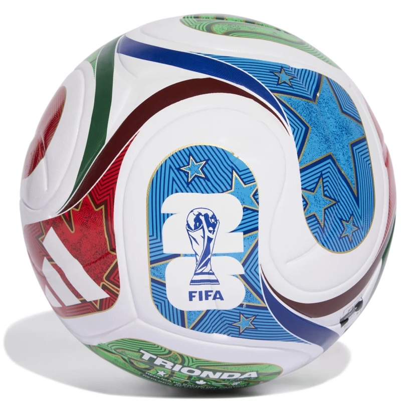 Adidas WK 2026 Trionda League Voetbal Wit Blauw Rood Groen 