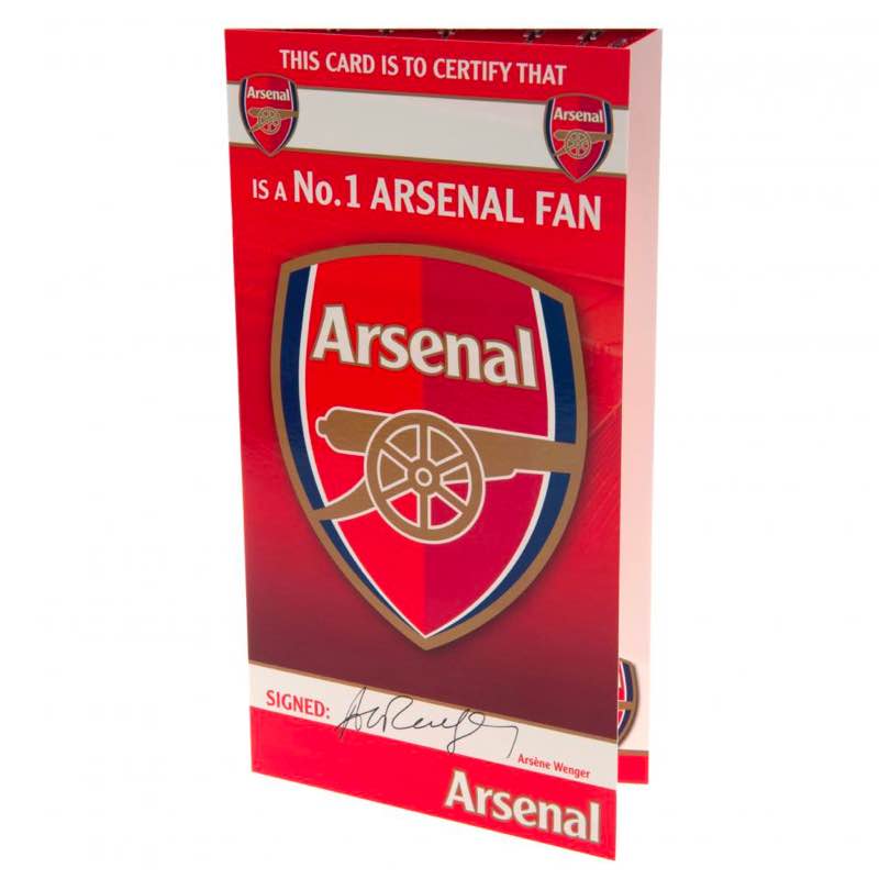Arsenal Birthday Card No 1 Fan 