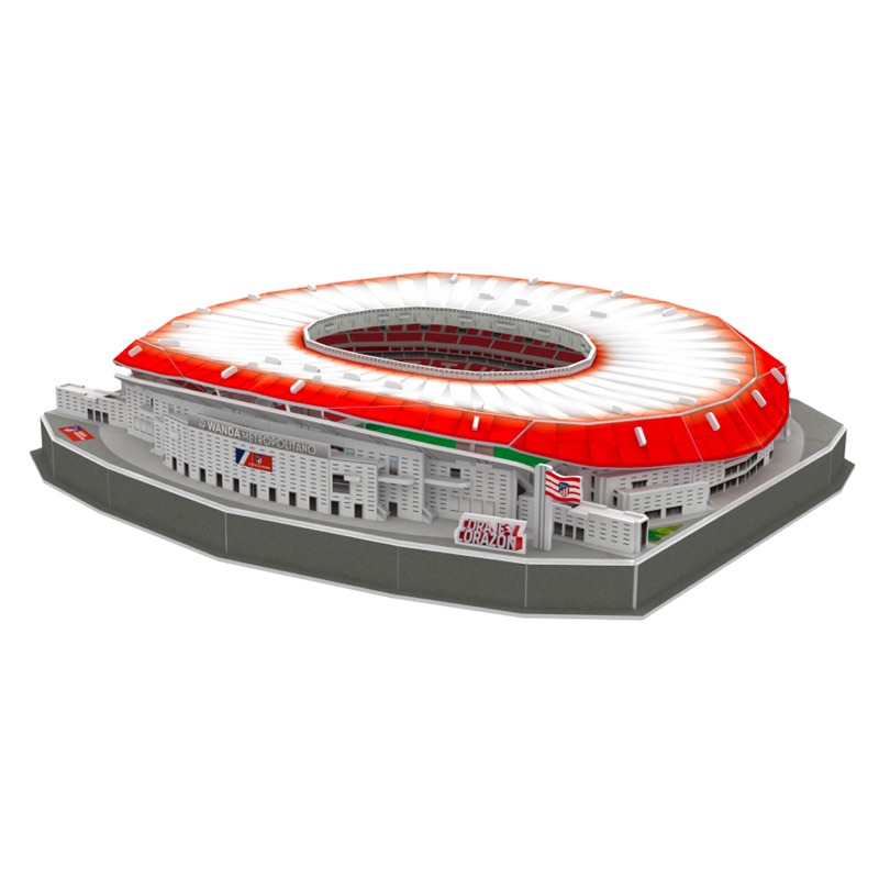 Atletico Madrid 3D Stadion Puzzel met Led Lights 