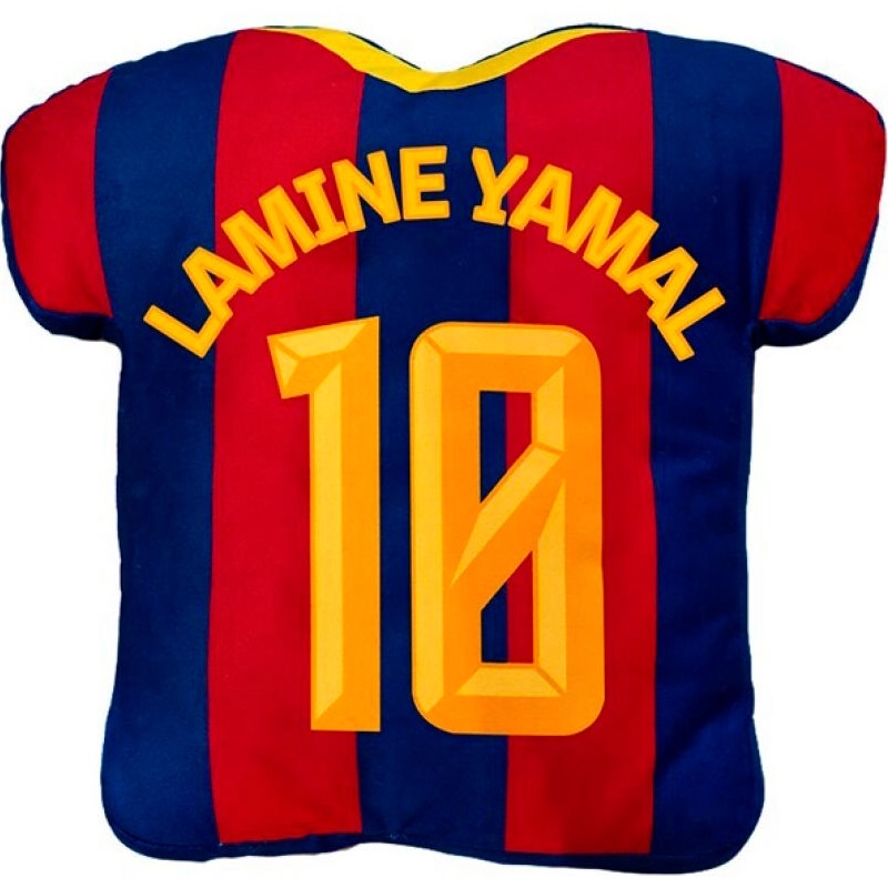Barcelona 3D Kussen Lamine Yamal - 100% Polyester 