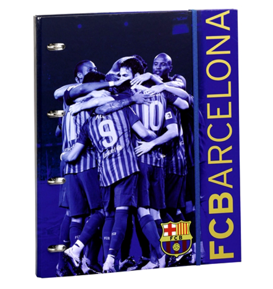Barcelona A4 Ring Binder With 80 Refill Sheets 