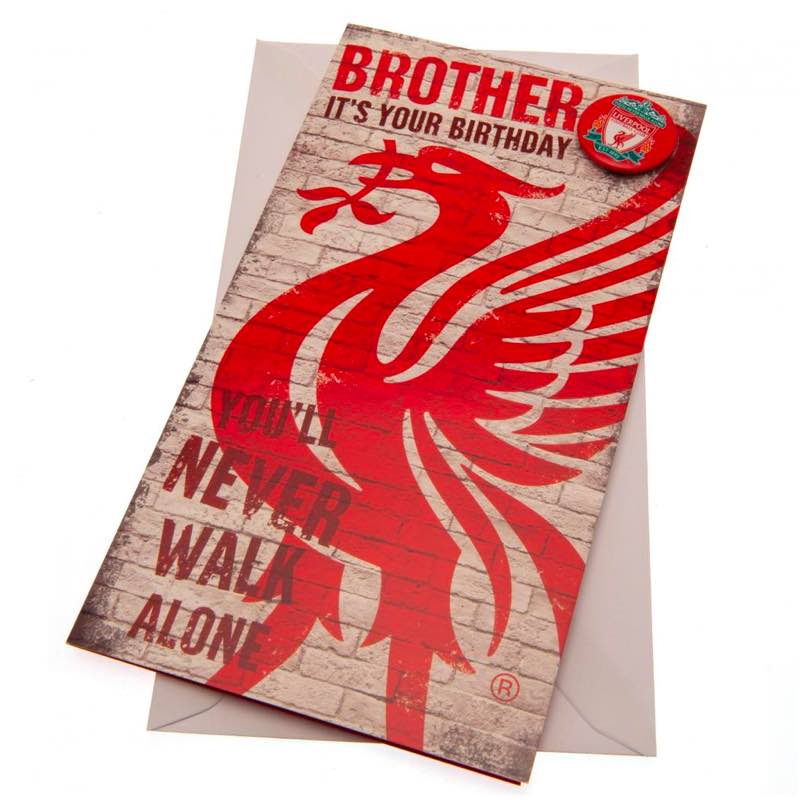 Liverpool Birthday Card Brother 