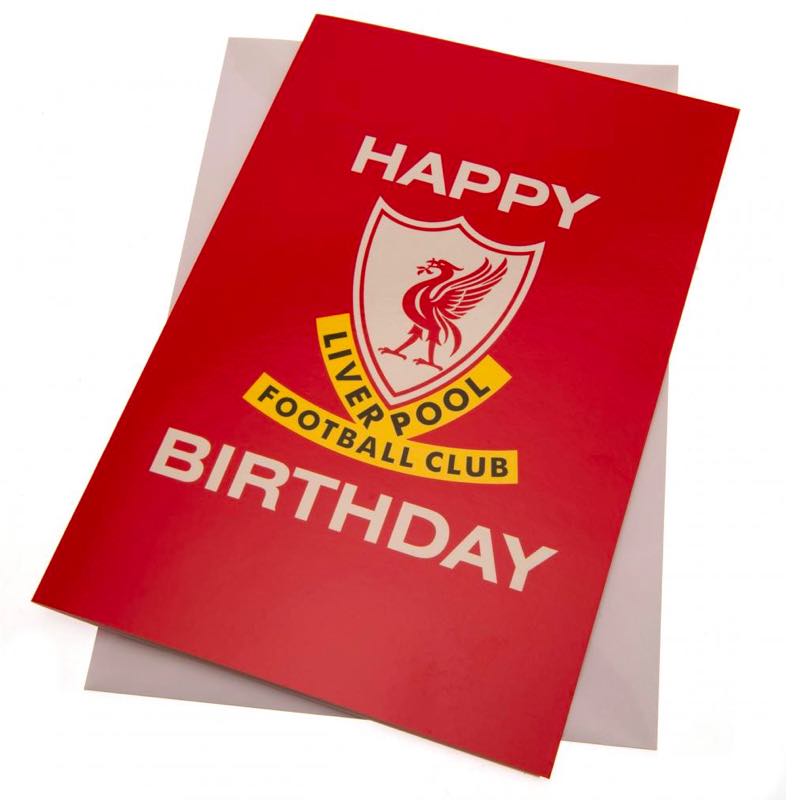 Liverpool Birthday Card Liverbird 