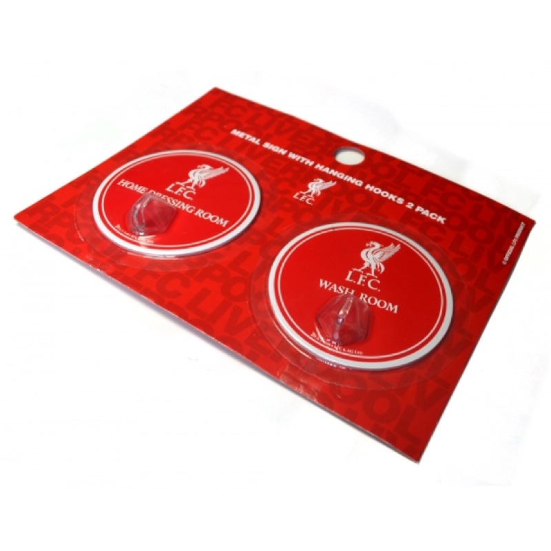 Liverpool Robe Hook Sign 2 Pack 