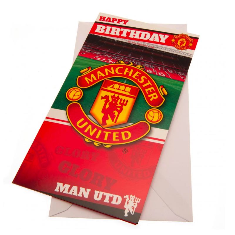 Manchester United Birthday Card 