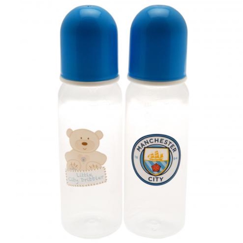 Manchester City 2pk Feeding Bottles 