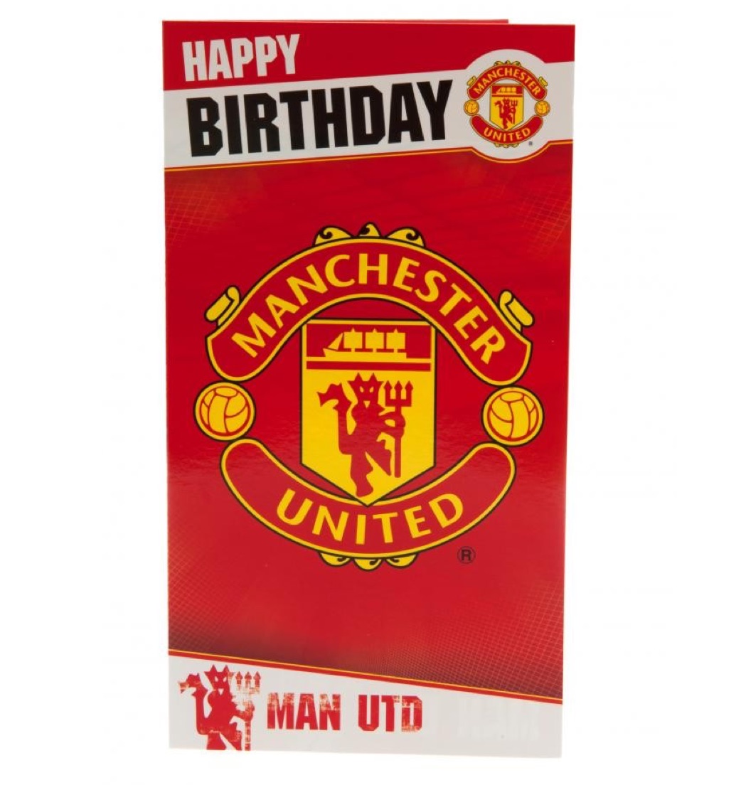 Manchester United Birthday Card 