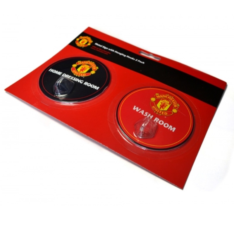 Manchester United Robe Hook Sign 2 Pack 