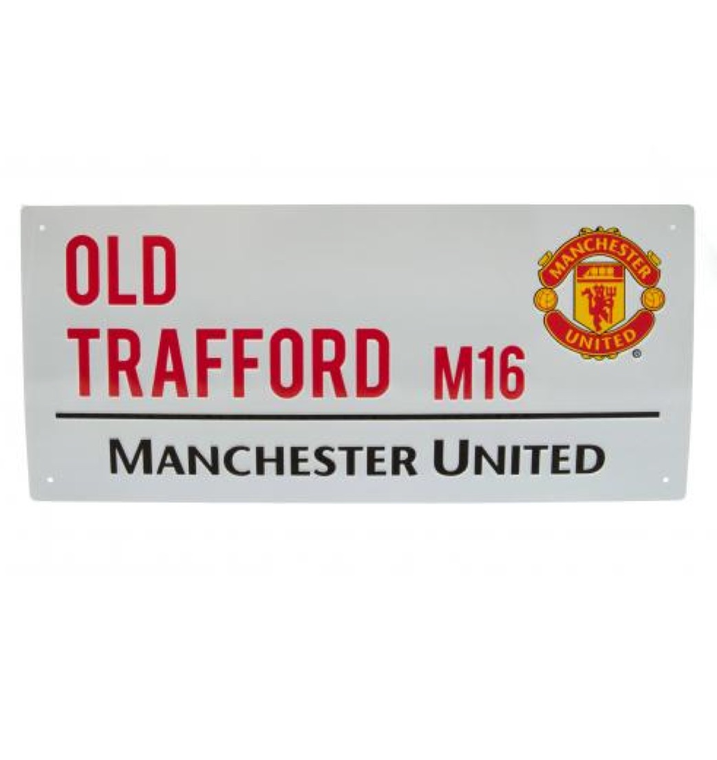 Manchester United Street Sign 