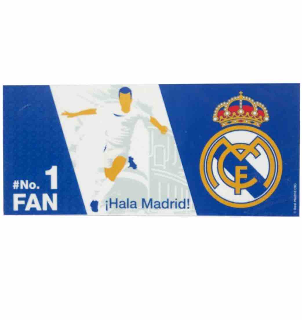 Real Madrid Bumper Sticker BS 