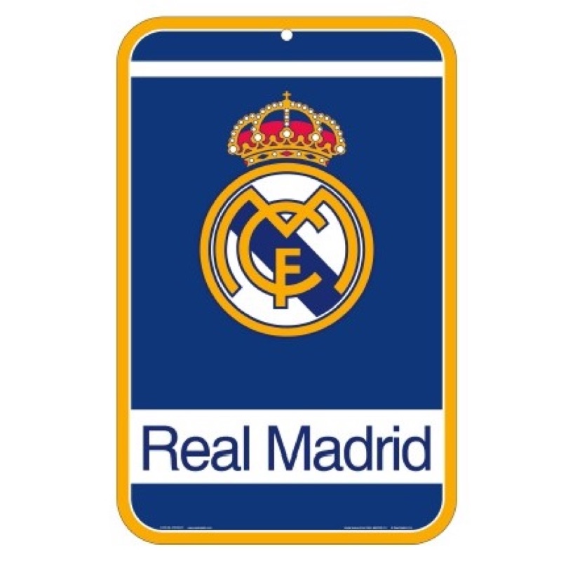 Real Madrid Crest Sign 
