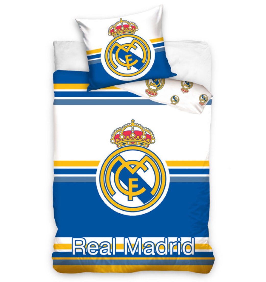 Real Madrid 1-Persoons Dekbedovertrek Set BAR 160x200cm 