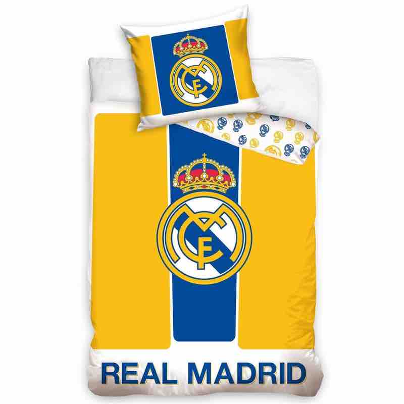 Real Madrid 1-Persoons Dekbedovertrek Set YE 140x200cm 