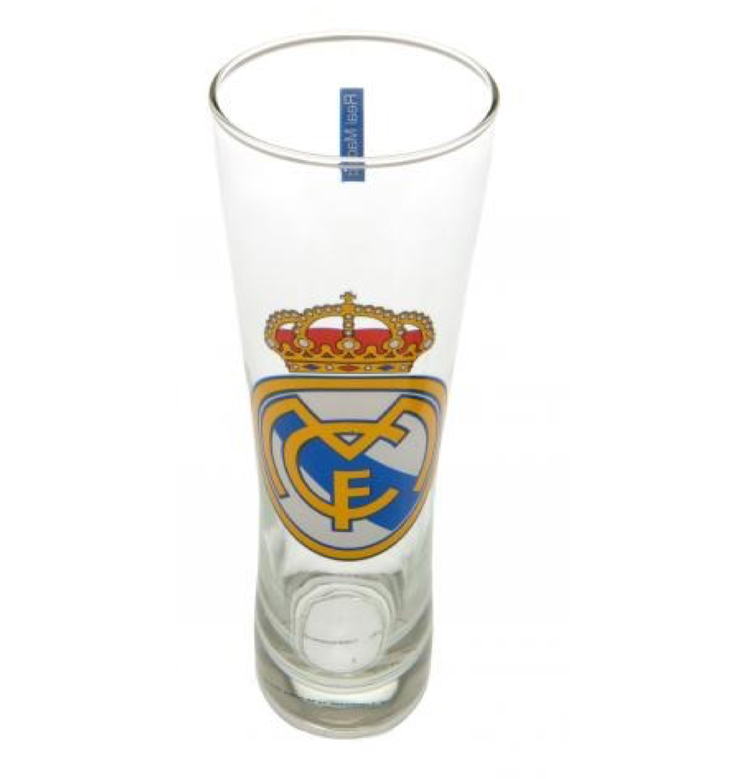 Real Madrid Tall Beer Glass CC 