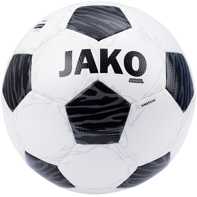 Jako - Wedstrijdbal Animal - Wit/Zwart/Antraciet 