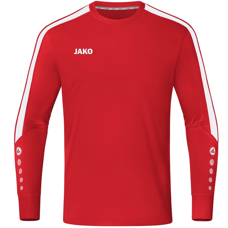 Jako Keepershirt Power Rood/Wit